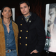 Zahn McClarnon and Kiowa Gordon at the screening of Sundance Channel’s The Red Road in 2014.